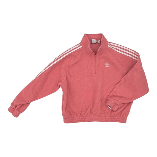 Athletic Sweatshirt Collar By Adidas In Pink, Size:Xs