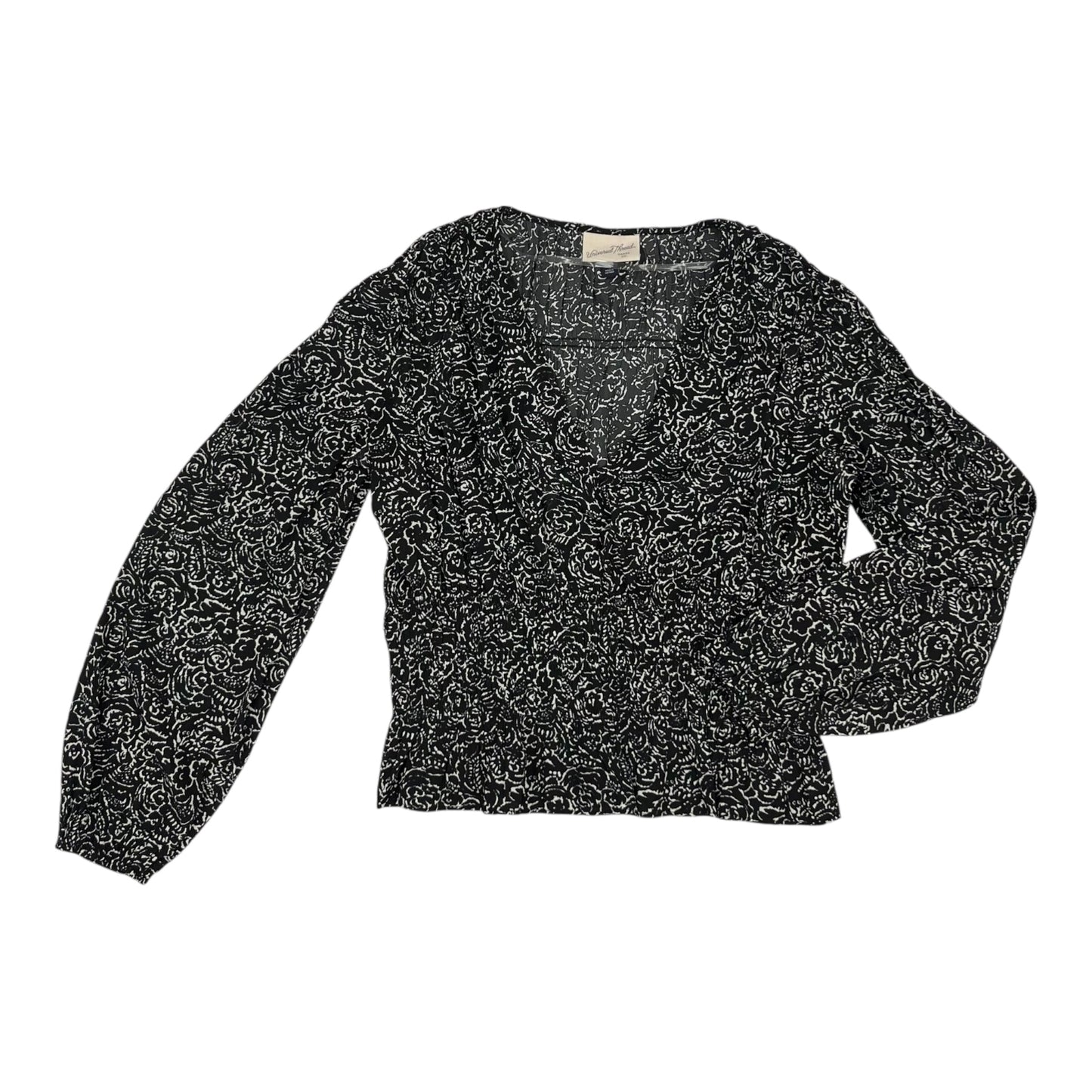 Blouse Ls By Universal Thread In Black, Size:S