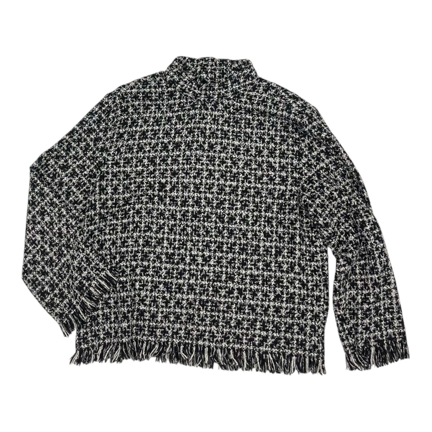 Sweater By Zara In Black & White, Size:M