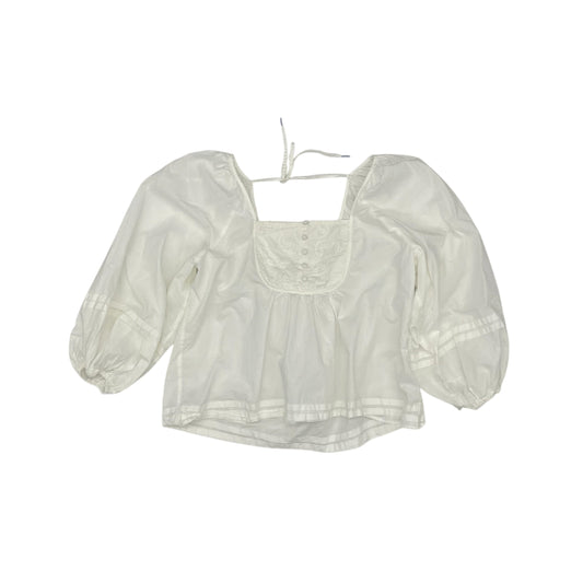 Blouse Ls By Maurices In White, Size:L