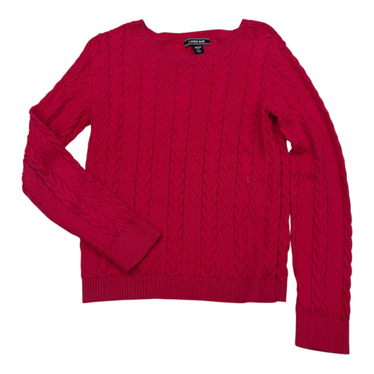 Sweater By Lands End In Pink, Size:Xsp