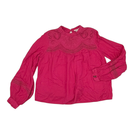 Top Ls By Anthropologie In Pink, Size:S