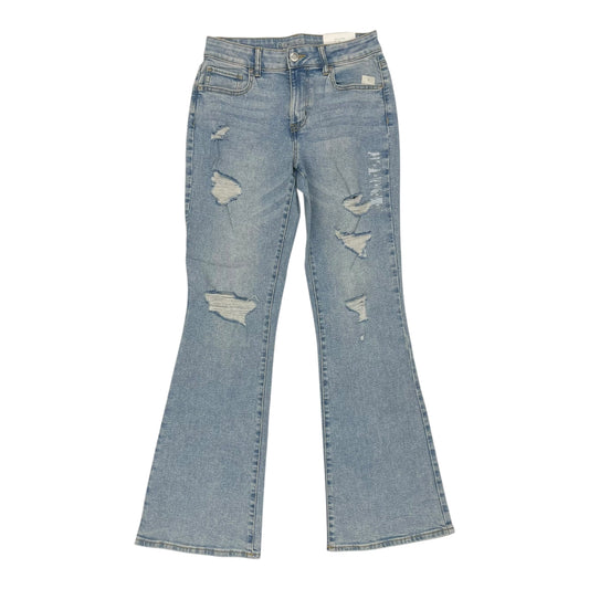 Jeans Flared By Maurices In Blue Denim, Size:10L