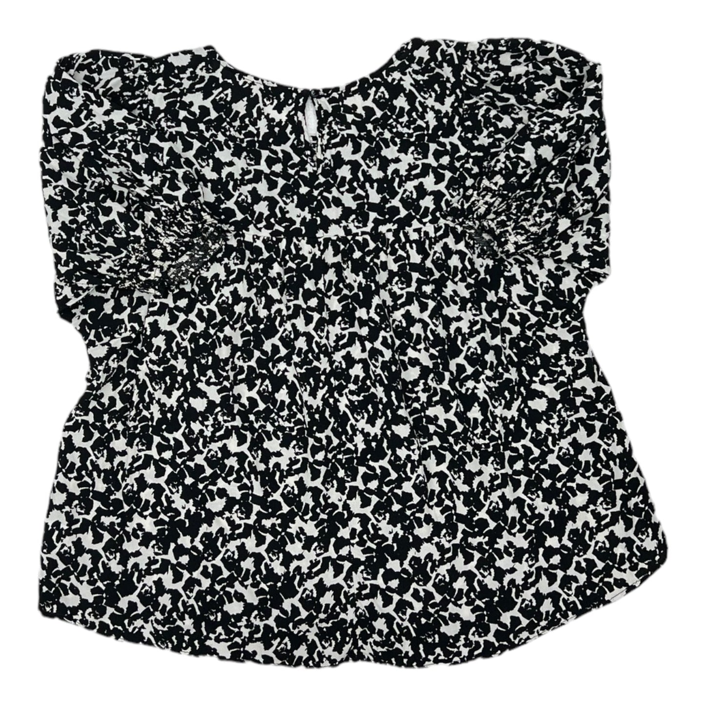 BLACK & WHITE TERRA & SKY TOP SS, Size 2X