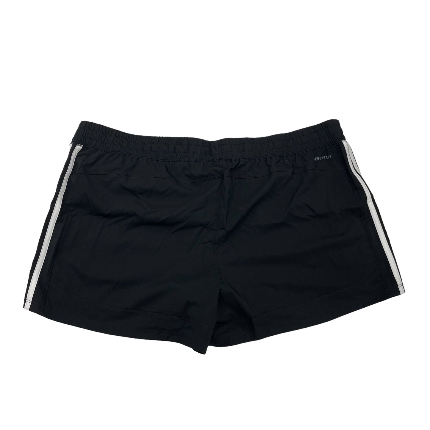 BLACK ATHLETIC SHORTS by ADIDAS Size:2X