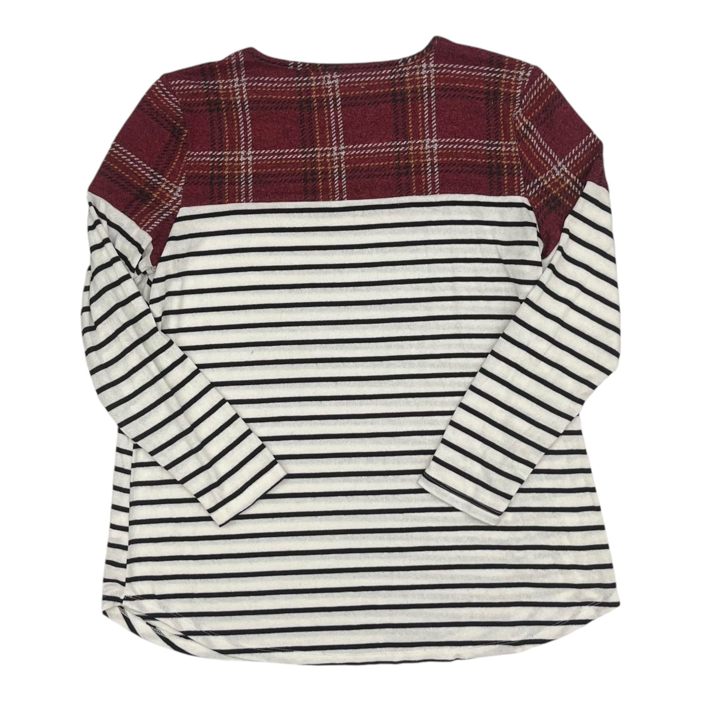 Top Ls By Maurices In Red & White, Size:Xl