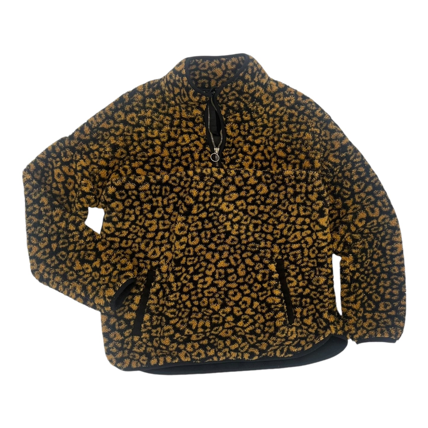 Sweatshirt Collar By Time And Tru In Animal Print, Size:M