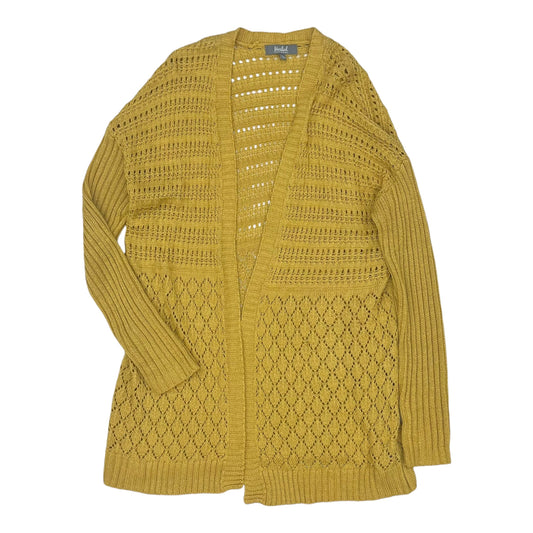 Sweater Cardigan By Marled In Yellow, Size:L