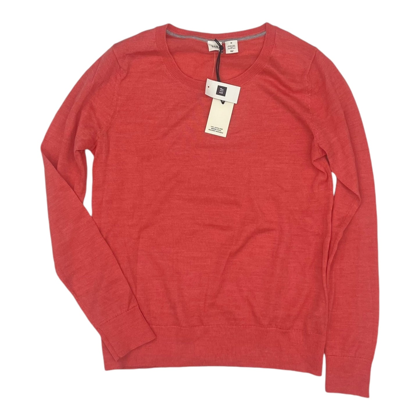 Sweater By Gap In Coral, Size:M