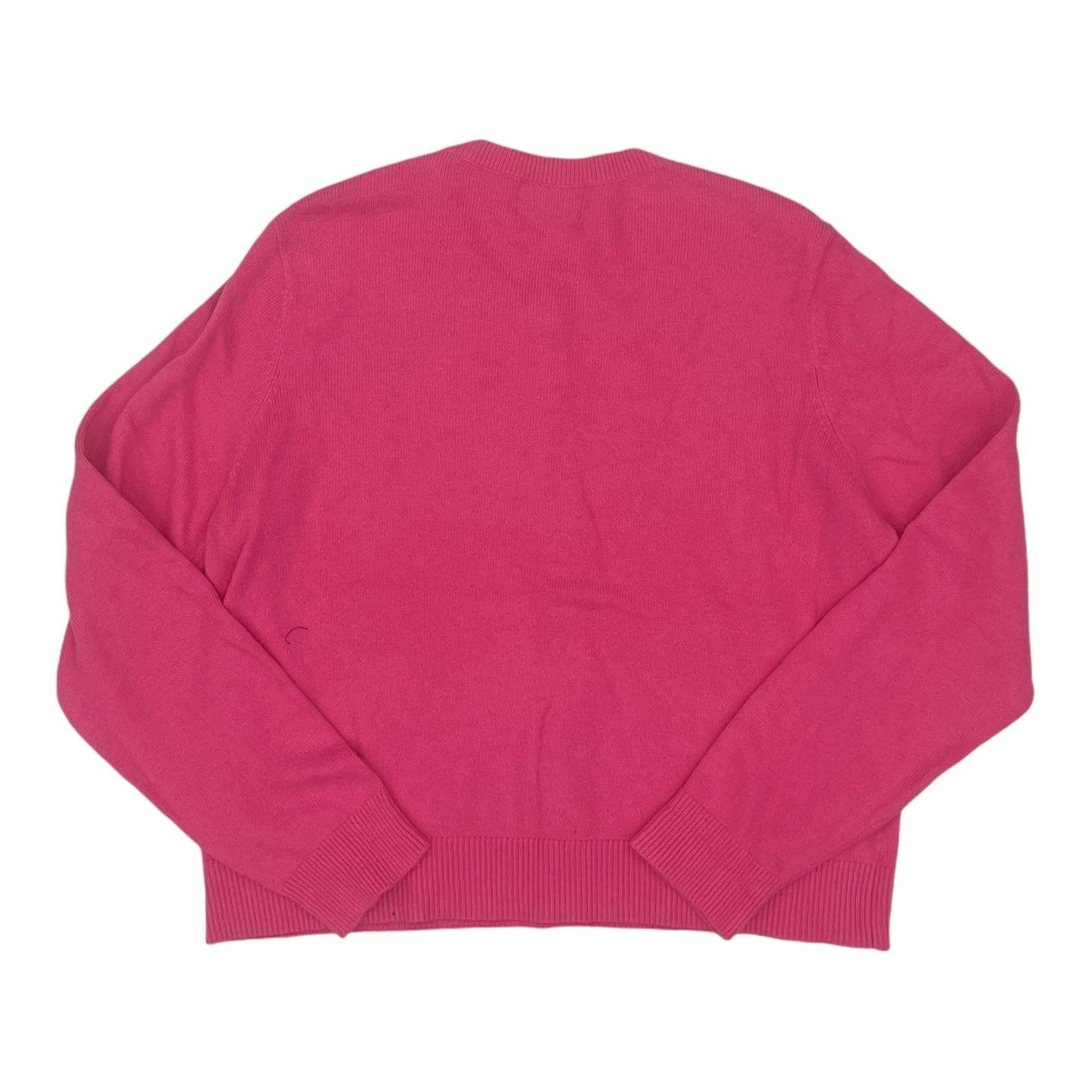 Sweater Cardigan By Old Navy In Pink, Size:L