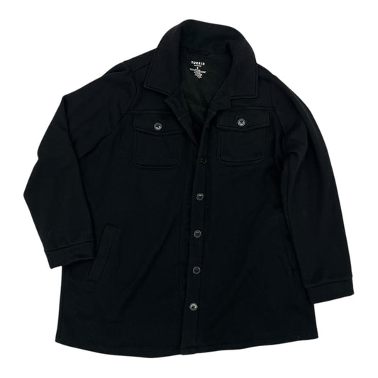 Jacket Shirt By Torrid In Black, Size:L