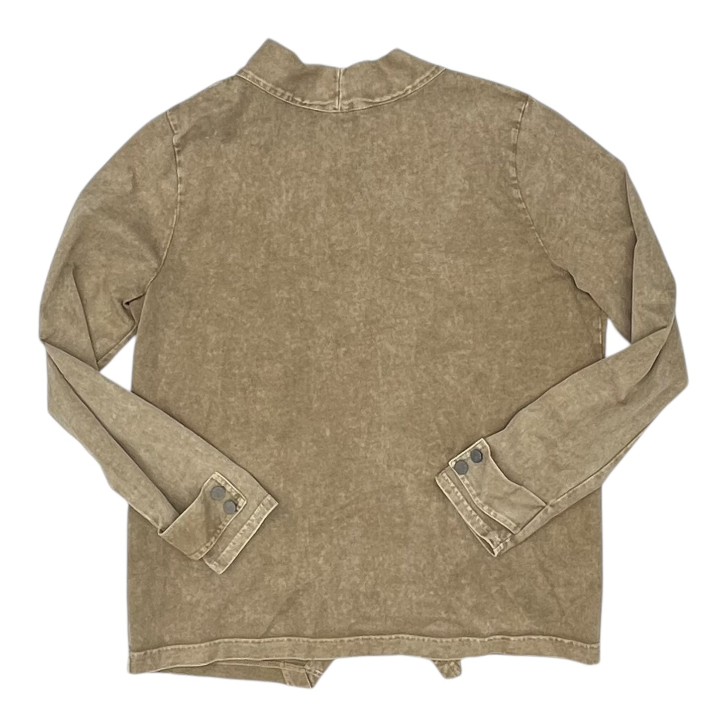 Cardigan By Leo And Nicole In Tan, Size:Xl