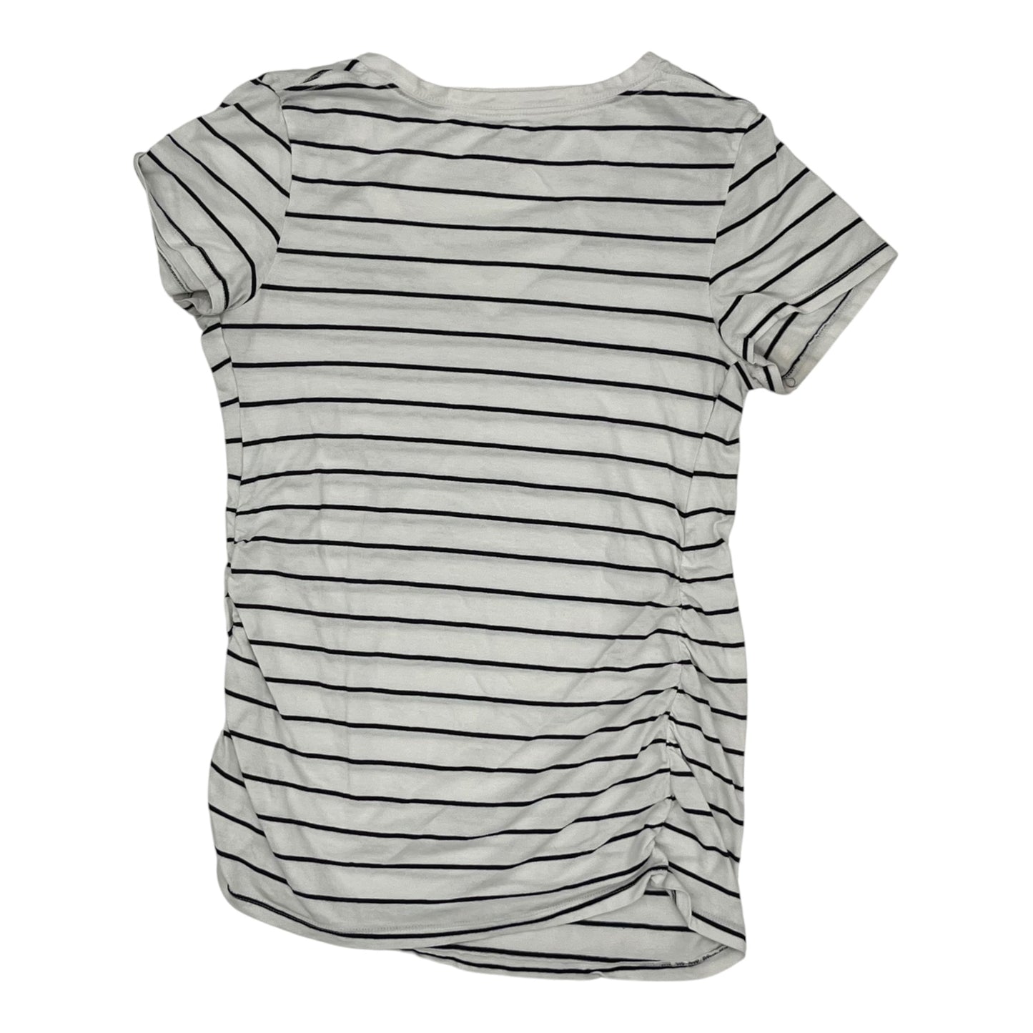 Mat Top Ss By Isabel Maternity In White, Size:S