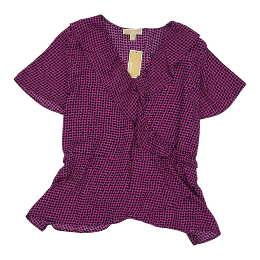 Blouse Designer By Michael Kors In Pink, Size:3X