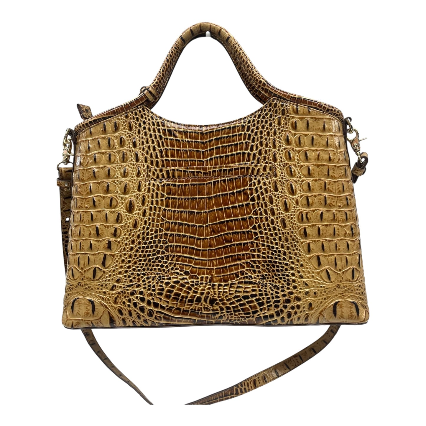 Handbag Designer By Brahmin In Tan, Size:Medium