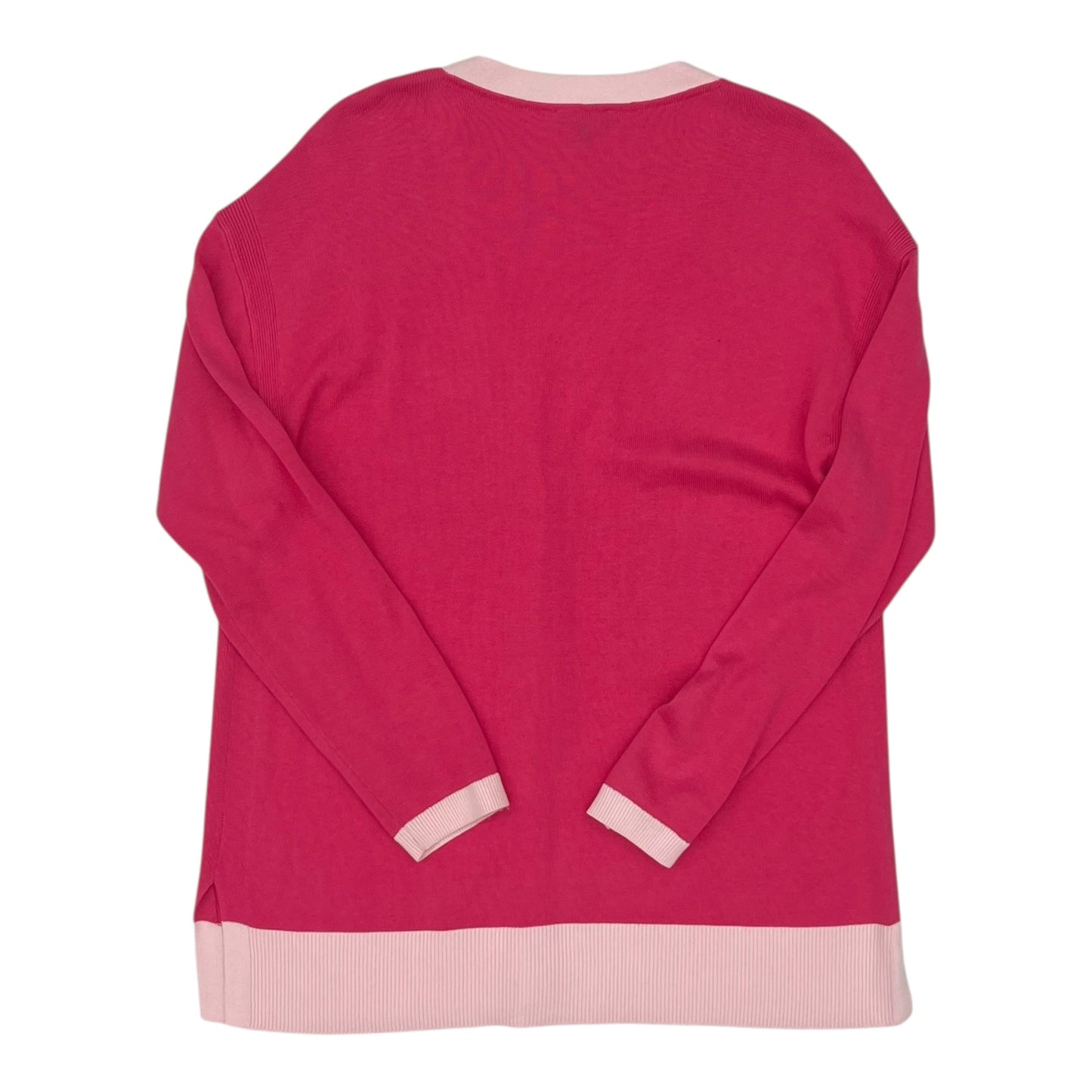 Cardigan By Talbots In Pink, Size:M