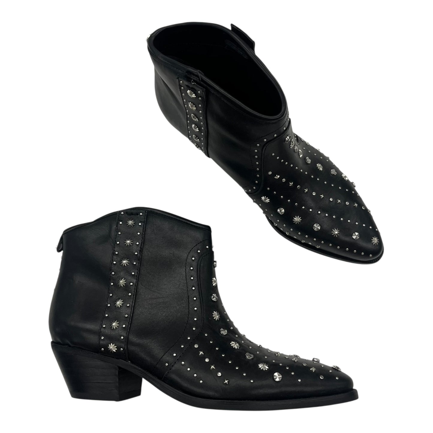 Boots Ankle Flats By Sam Edelman In Black, Size:6