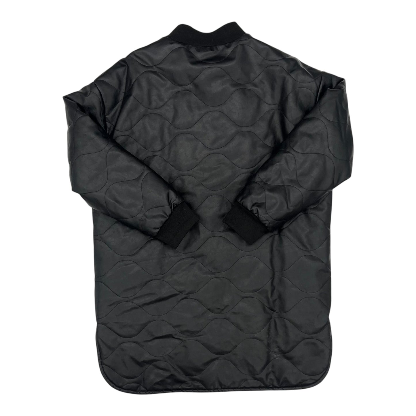 Jacket Moto By Clothes Mentor In Black, Size:M