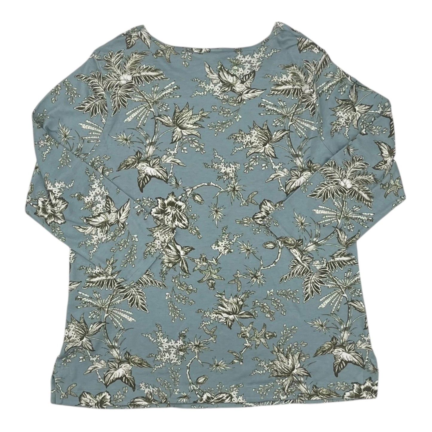 Top 3/4 Sleeve By J. Jill In Floral Print, Size:S