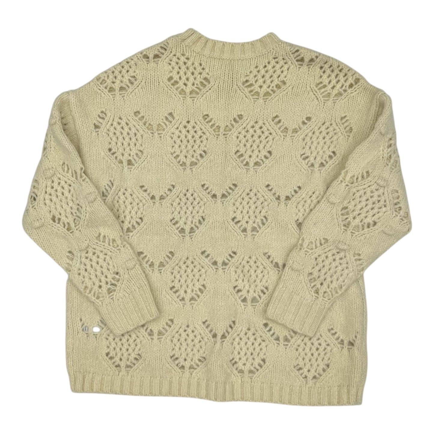 Sweater By American Eagle In Cream, Size:S