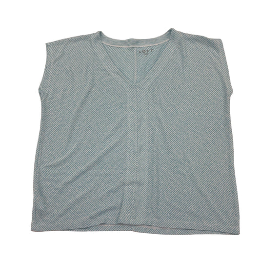 BLUE TOP SS by LOFT Size:L