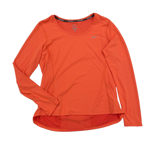 ORANGE ATHLETIC TOP LS CREWNECK by NIKE APPAREL Size:L