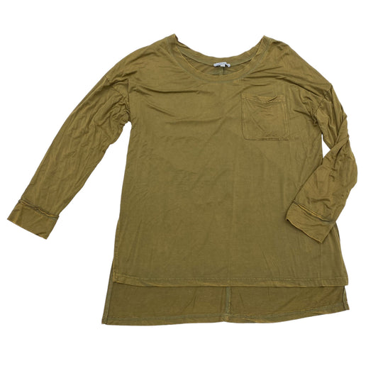 GREEN TOP LS by WHITE BIRCH Size:L