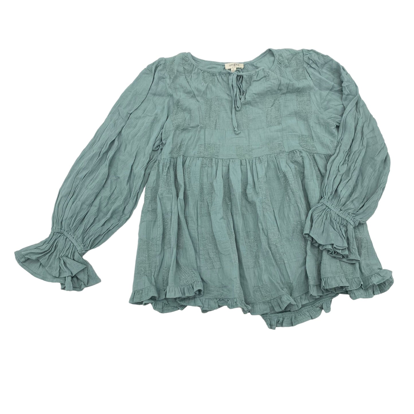 GREEN TOP LS by UMGEE Size:XS