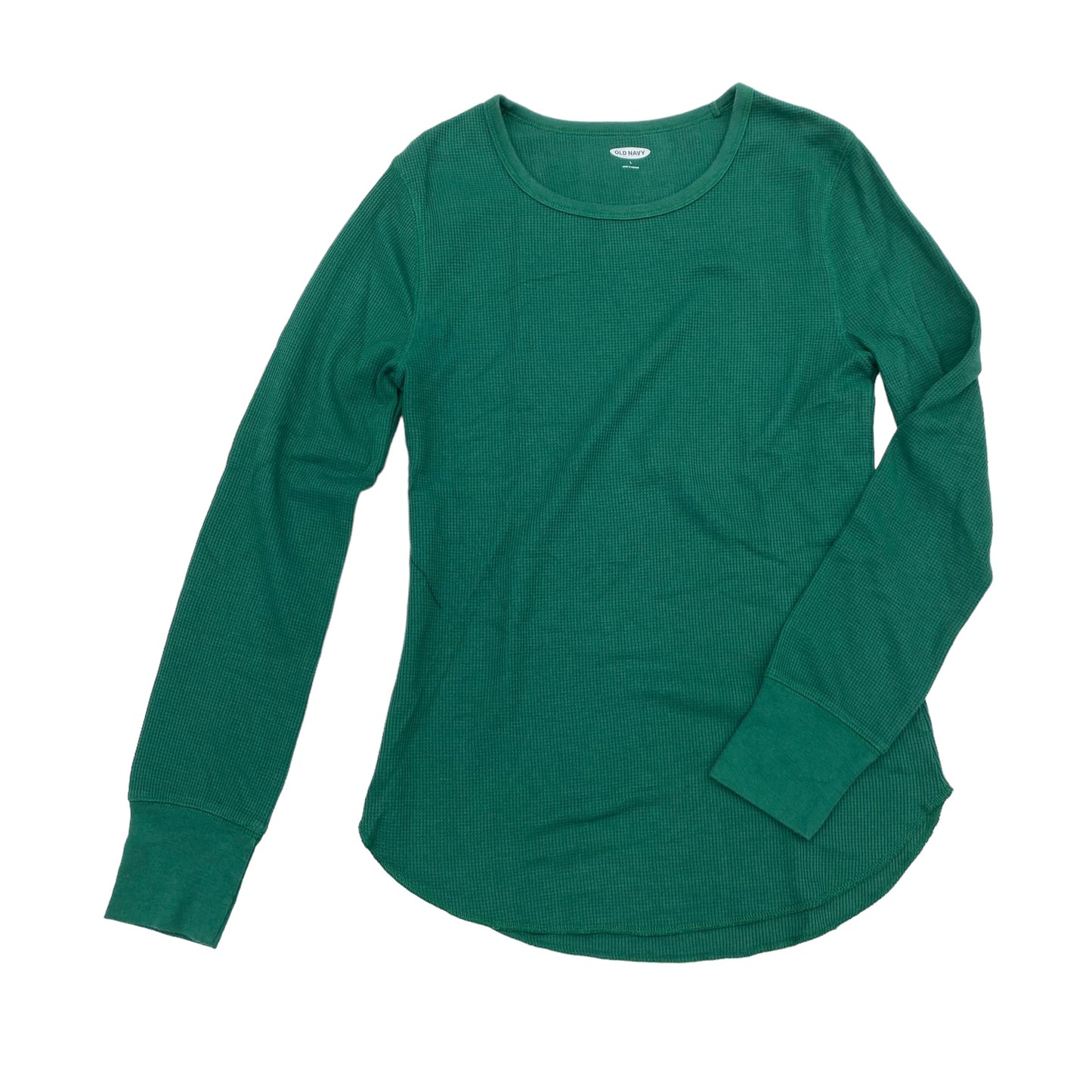 GREEN TOP LS by OLD NAVY Size:L