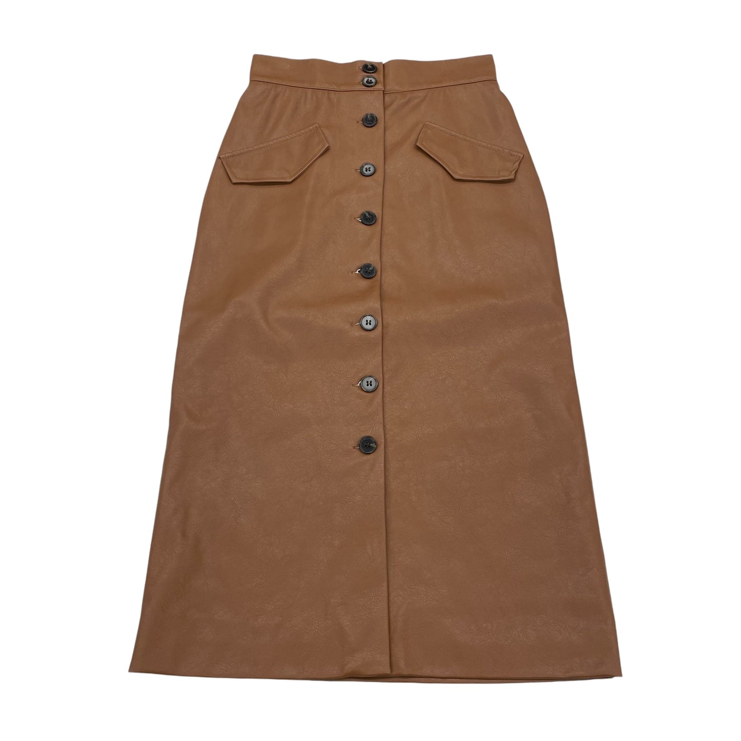 BROWN SKIRT MIDI by H&M Size:2