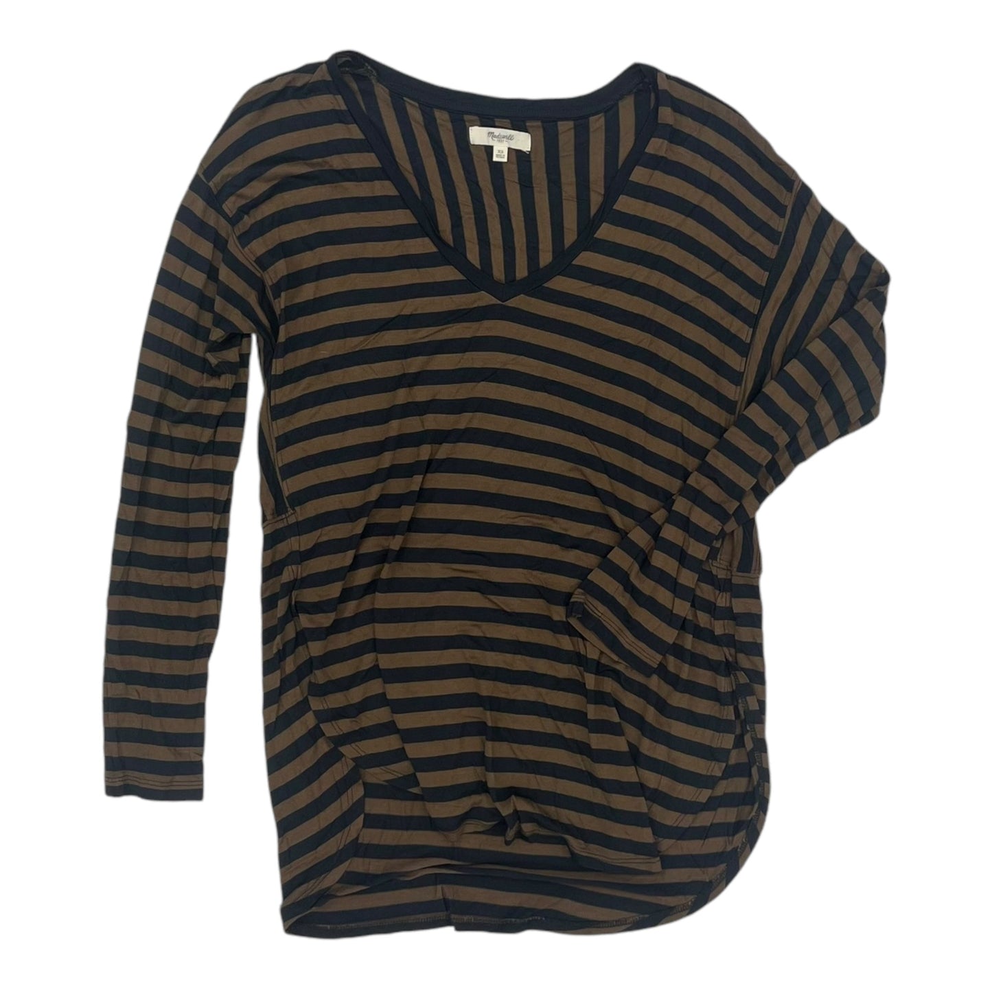 Top Ls By Madewell In Black & Brown, Size:Xs