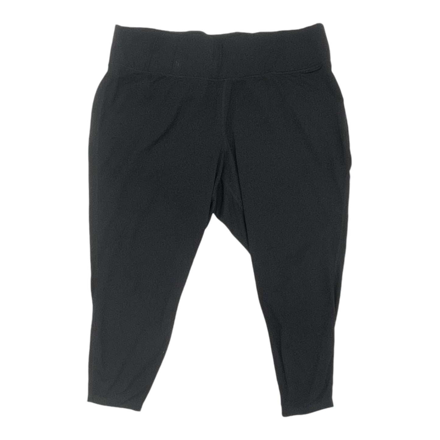 Athletic Leggings By Livi Active In Black, Size:4X