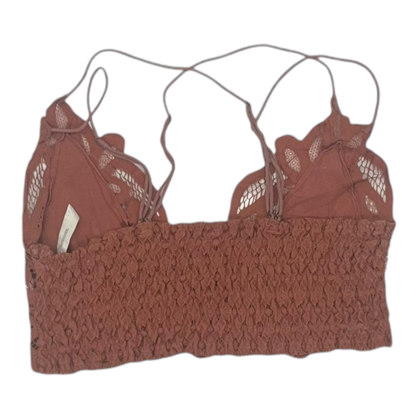 Bralette By Free People In Orange, Size:M