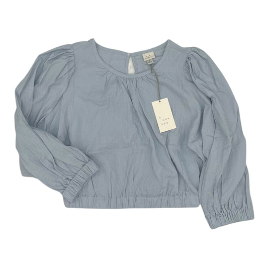 TOP LS by A NEW DAY In BLUE, Size: M