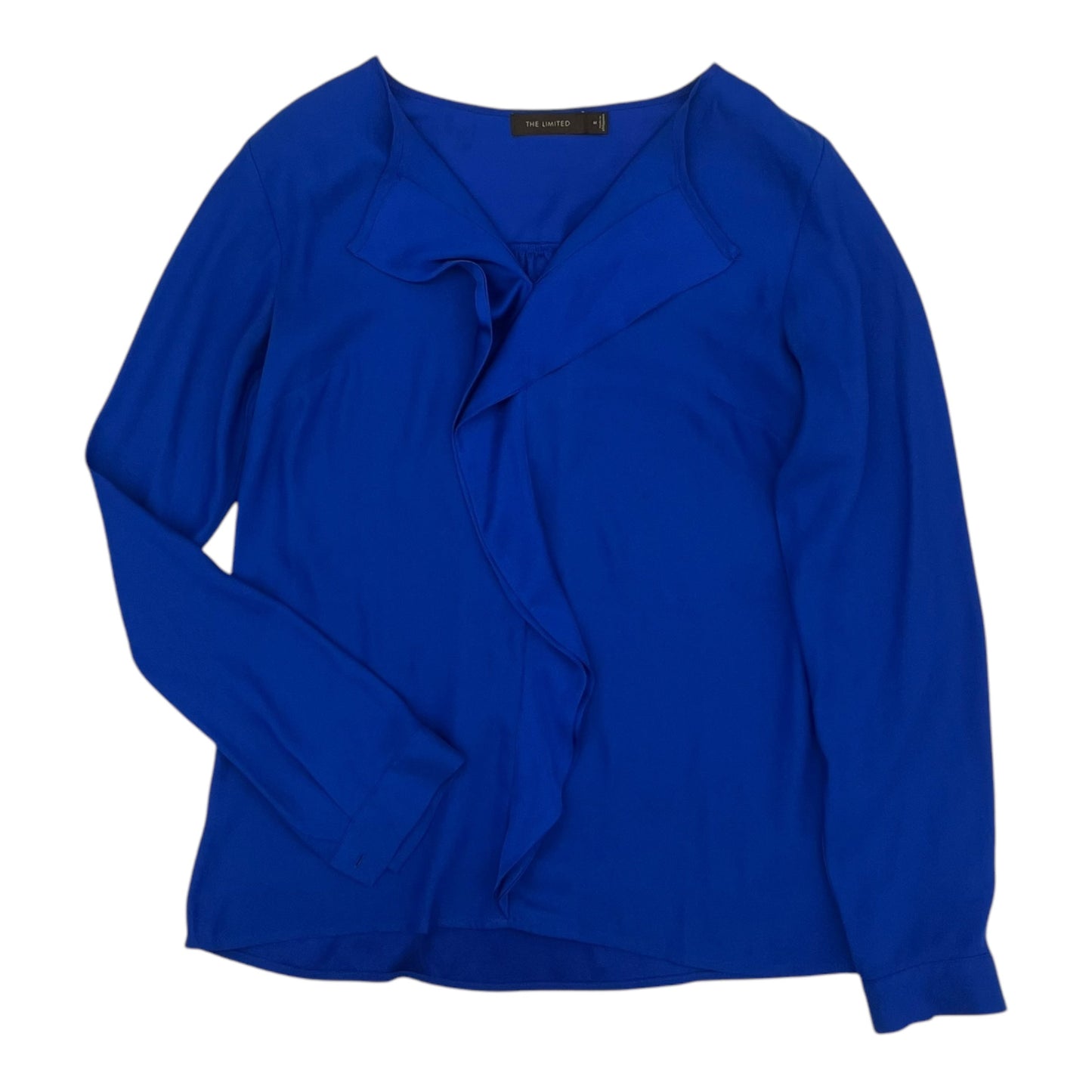 Blouse Ls By Limited In Blue, Size:M