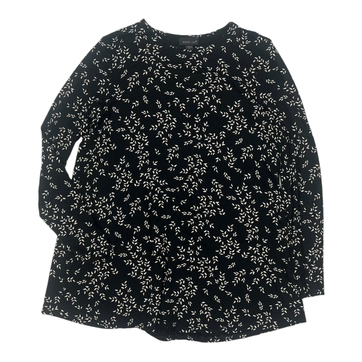 Top Ls By J. Jill In Black & Cream, Size:Xs