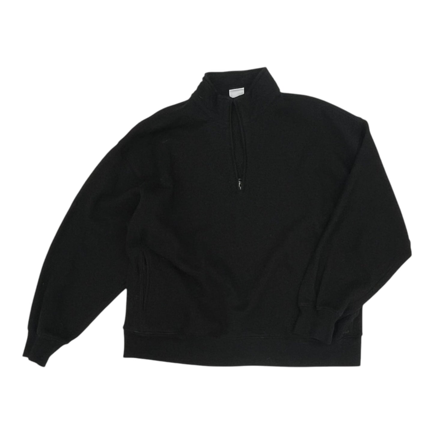 Sweatshirt Collar By Clothes Mentor In Black, Size:Xl