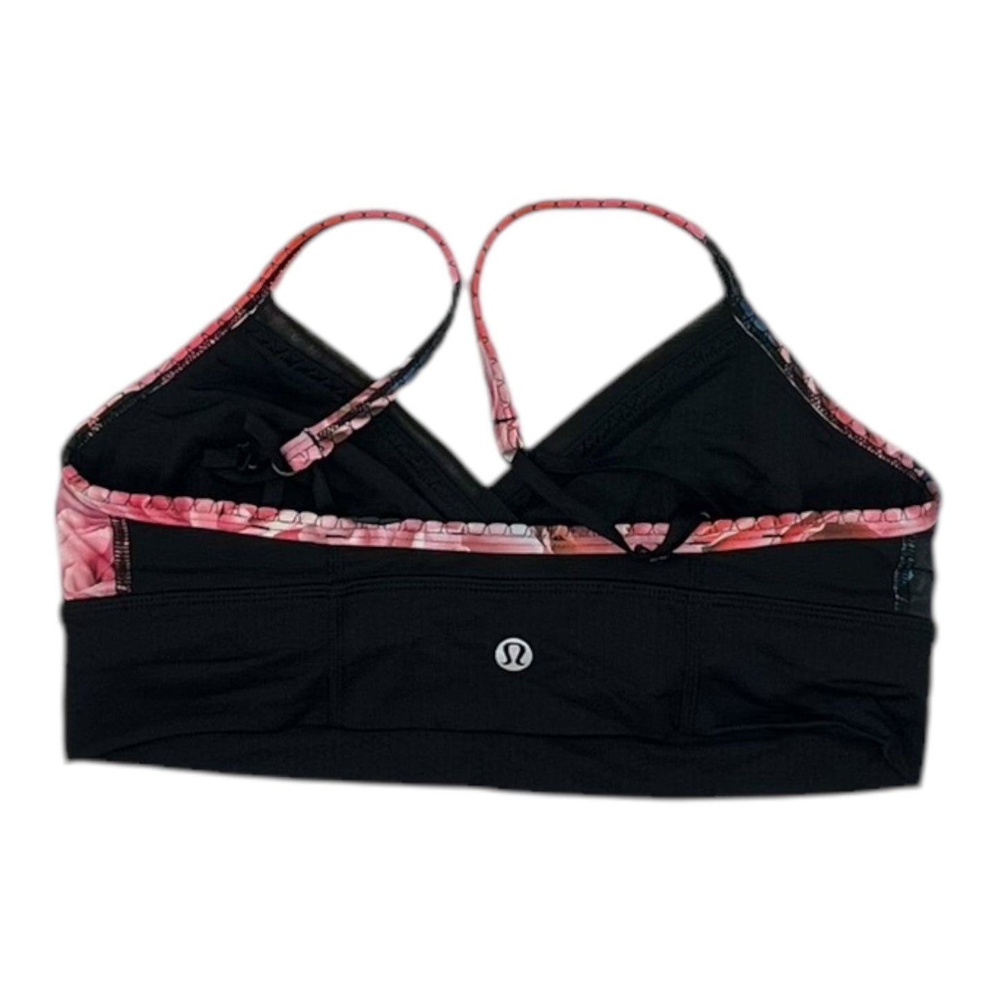 Athletic Bra By Lululemon In Floral Print, Size:S