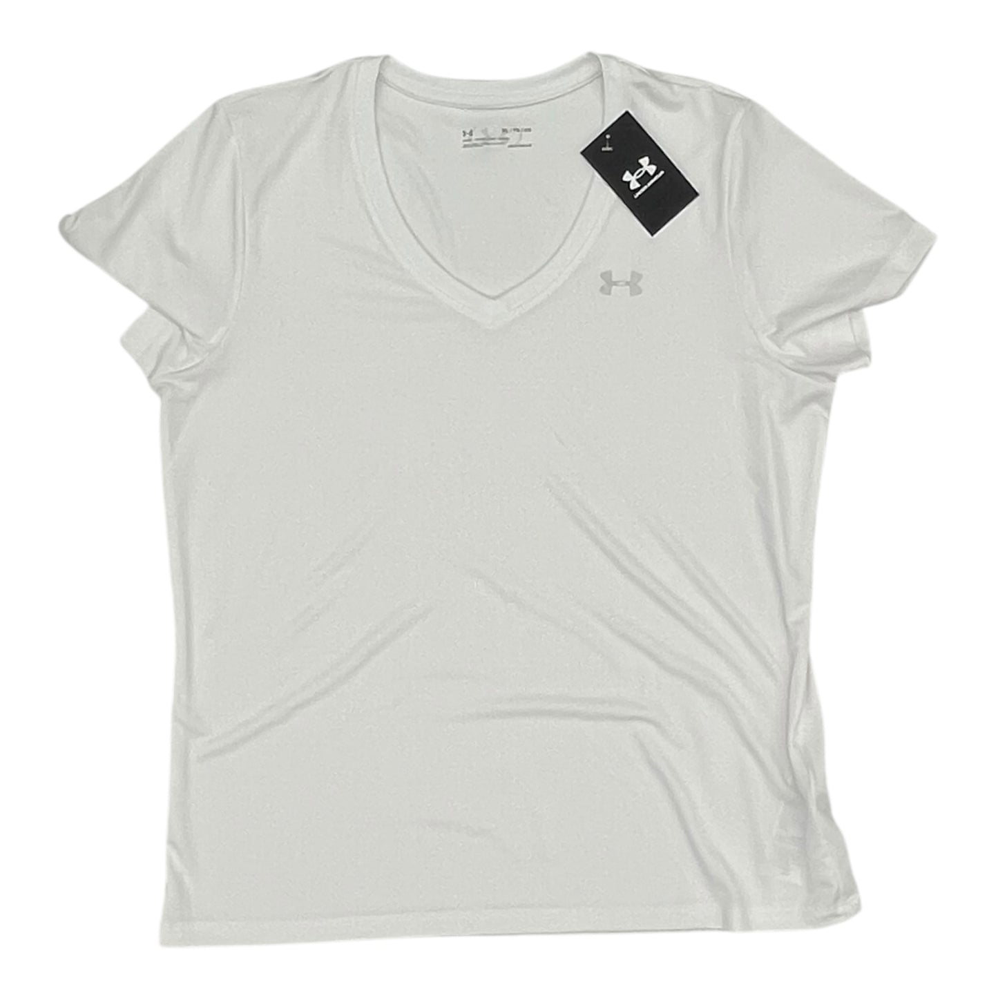 Athletic Top Ss By Under Armour In White, Size:Xl