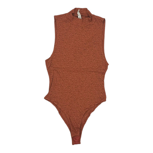 Bodysuit By Free People In Orange, Size:M