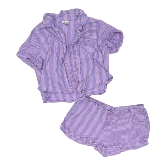 Lounge Set Shorts By Joyspun In Purple, Size:L