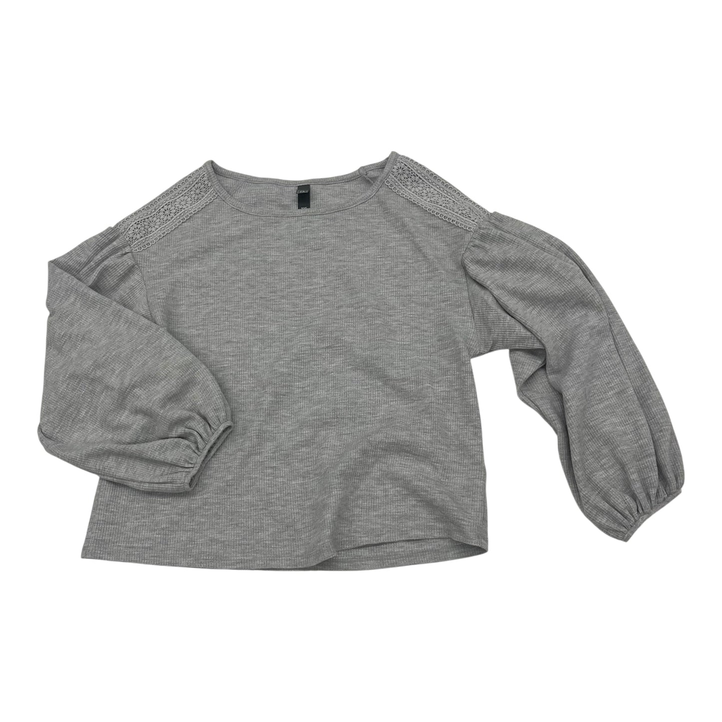 Top Ls By Alya In Grey, Size:Xxs