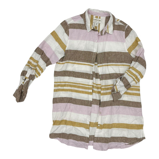 Blouse Ls By Rachel Zoe In Cream, Size:Xl