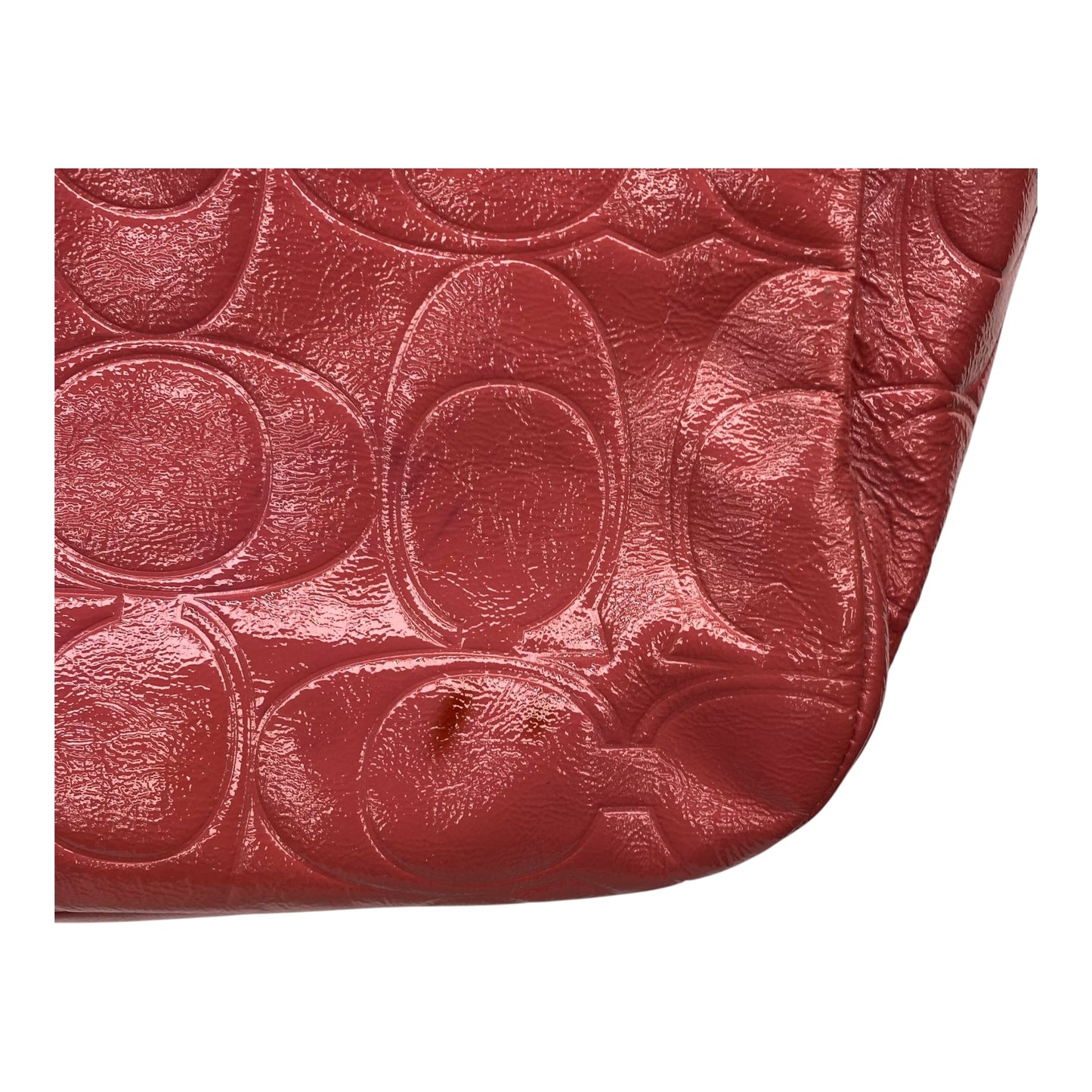 Handbag Designer By Coach In Pink, Size:Large