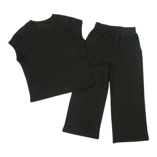Lounge Set Pants By Clothes Mentor In Black, Size:S