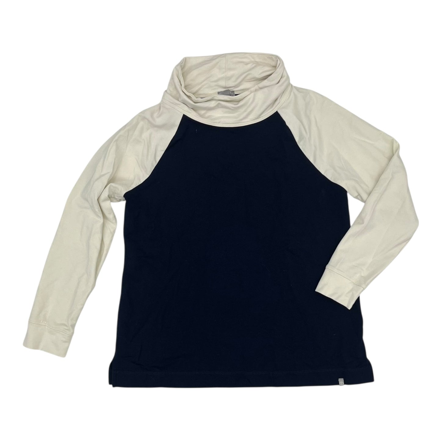 Top Ls By Talbots In Blue & Cream, Size:Lp