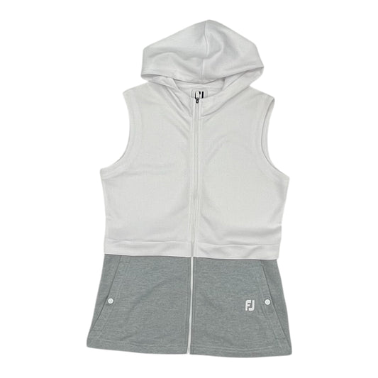 Vest Other By Clothes Mentor In Grey & White, Size:S