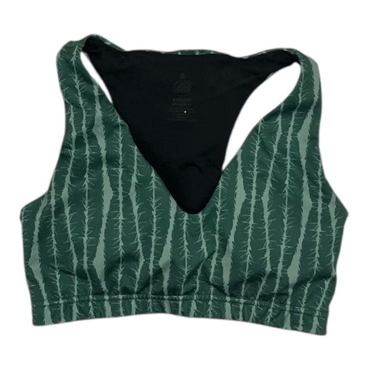 Athletic Bra By Senita In Green, Size:S