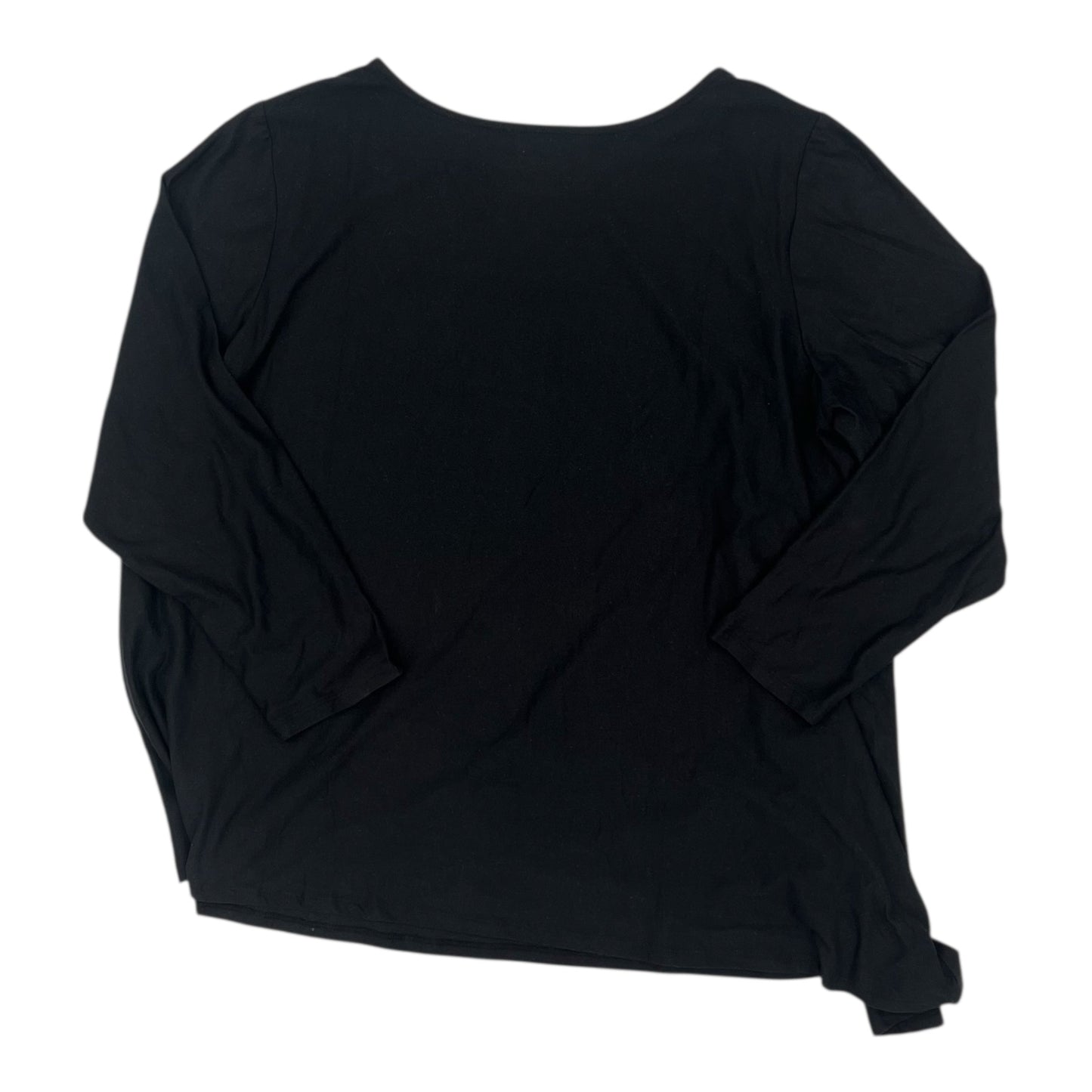 Top Ls By Clothes Mentor In Black, Size:2X