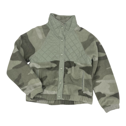 Jacket Faux Fur & Sherpa By Abercrombie And Fitch In Camouflage Print, Size:M